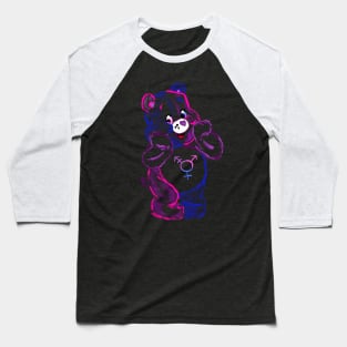 TransBear Stare! - Neon Baseball T-Shirt